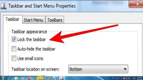 How to Lock Windows 7 Taskbar | Windows 7 Mein Taskbar Kaise Lock Karein