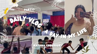 A Day in MY life || CHRIST YESHWANTPUR || Party? || Sports