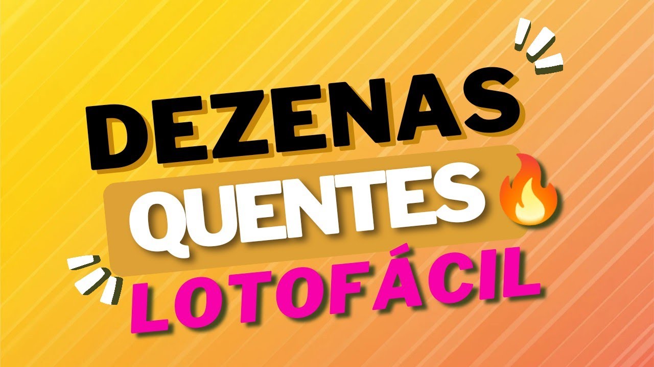 Dezenas mais QUENTES Lotofácil (06/12) #lotofacil #loteria