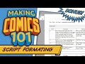 Formatting A Comic Book Script! Making Comics 101 Bonus