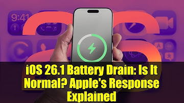 iOS 26.1 Battery Drain: Is It Normal? Apple