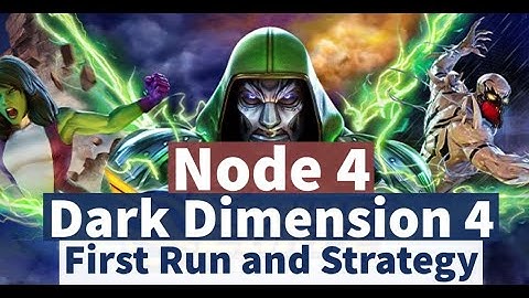 Dark Dimension 4: Node 4 - One Shot First Attempt! | DD4 Guide | Marvel Strike Force - Free to Play