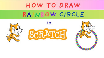 How to Make a Colorful Circle in Scratch #scratchforbeginners