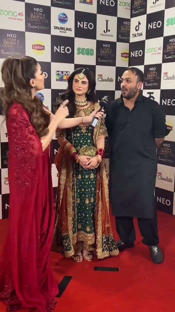 Zubab Rana adds her touch of elegance At 2nd Day At 22nd NEO HUM Bridal Couture Week #NHBCW24