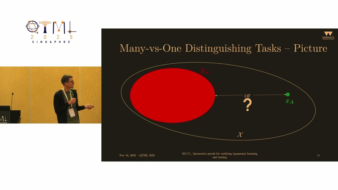 QTML 2025: Interactive proofs for verifying (quantum) learning and testing