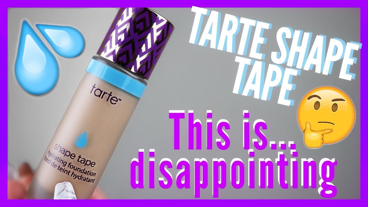 TARTE SHAPE TAPE FOUNDATION REVIEW AND WEAR TEST |HydratingFormula+NEW ...