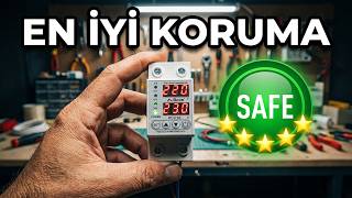 Rcon RCV03 Monofaze Akım ve Gerilim Koruyucu Montajı | Elektrik Tesisatınızı Koruyun