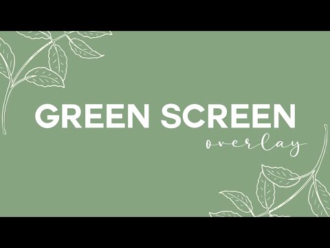 aesthetic overlays for edits | aesthetic green screen overlays (subscribe button butterfly and more)