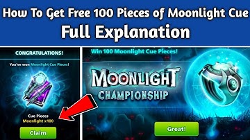 How To Get Free 100 Pieces of Moonlight Cue Full Explanation | @Gamerpro Jay