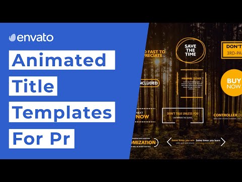 18 Top Title Templates for Premiere Pro (Motion Graphics)