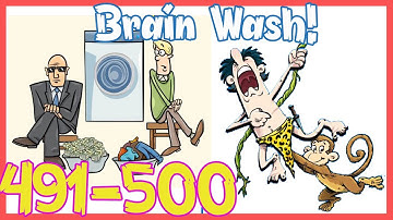 Brain Wash Level 491 492 493 494 495 496 497 498 499 500 Solution Walkthrough | Brain Wash Answer