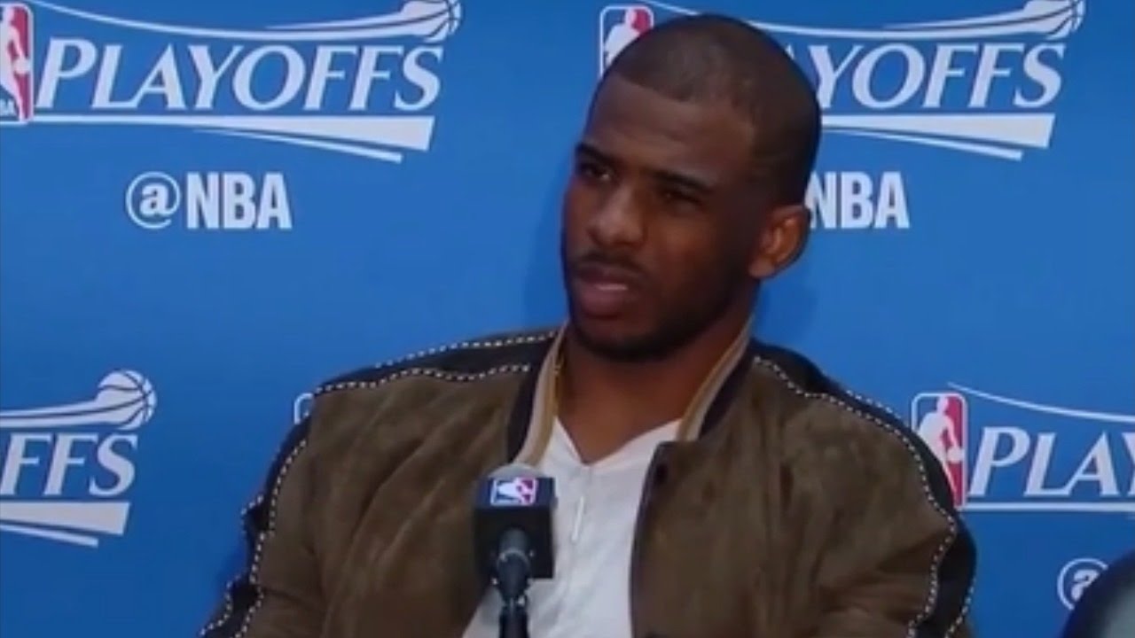 Chris Paul GOES OFF On Reporter "WHAT?" - YouTube