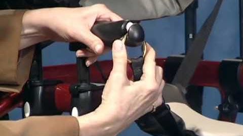 Rifton Pacer Gait Trainer Video Part 4 | The Hip positioner