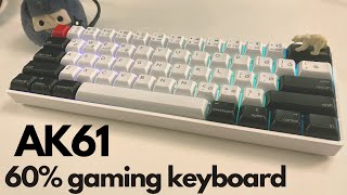 Upgraded SK61? Epomaker AK61 Gaming Keyboard Unboxing, Review and Typing Sounds ASMR
