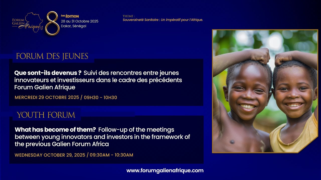 FORUM DES JEUNES - Que sont-ils devenus ? + Keynote