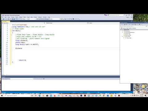 Programming with C++ Float Data Types
