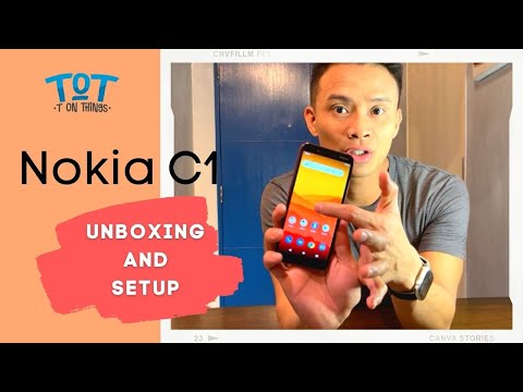 Unboxing and Setup of Nokia C1 in 2021