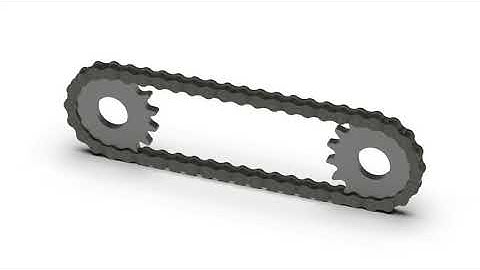 Modeling Chain and Sprocket Mechanism  | Chain Sprocket Animation Solidworks | Solidworks Belt Mate