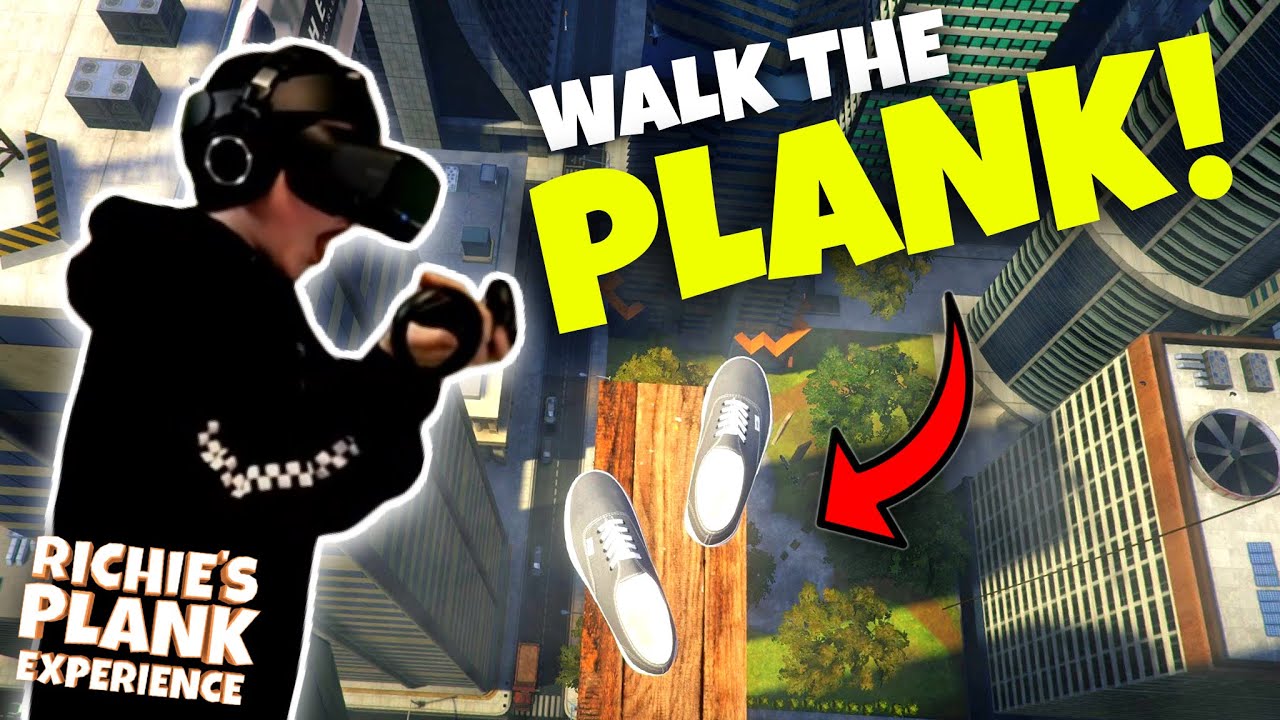 I'M SCARED OF HEIGHTS! - Richie's Plank Experience (VR)