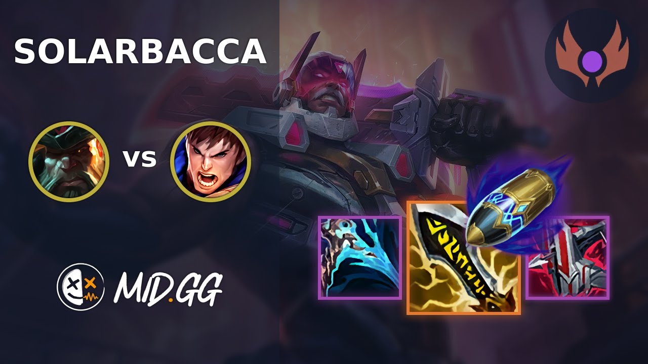 MID.GG: [ solarbacca ] Gangplank TOP vs Garen | NA MASTER | LOL Season 2025