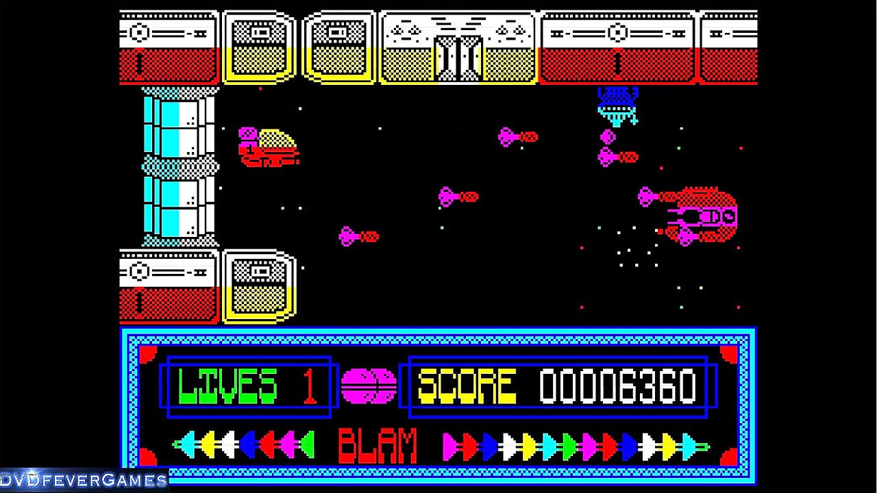 BLAM! - *RE-RELEASED* ZX Spectrum 48K and 128K game from 1992! Gameplay!