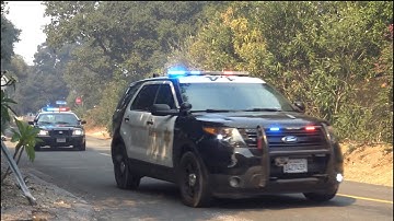 LASD and LACoFD Responding Code 3 to GROVE FIRE in Hacienda Heights