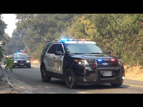 LASD and LACoFD Responding Code 3 to GROVE FIRE in Hacienda Heights