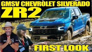 ZR2  SIDEWAYS AND BOGGED! | AUSTRALIA'S FIRST LOOK | GMSV CHEVROLET SILVERADO 1500 ZR2