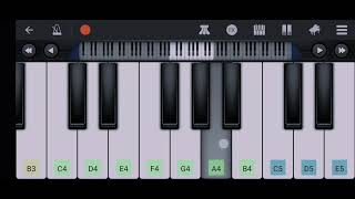 We wish you merry Christmas song in Perfect Piano app