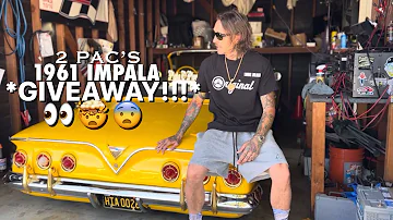 *GIVEAWAY* 2pac’s 1961 Impala From “To Live & Die In LA” #giveaway #2pac #car