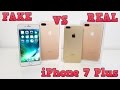 FAKE VS REAL iPHONE 7 Plus - Buyers Beware 1:1 Clone