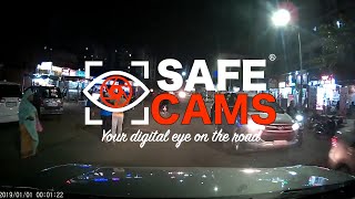 Safe Cams Y2 Dash Camera Showing Day And Night Footage
