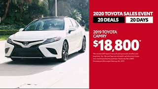 Kendall toyota january used car sales event