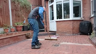 HOW TO RE SAND BLOCK PAVING