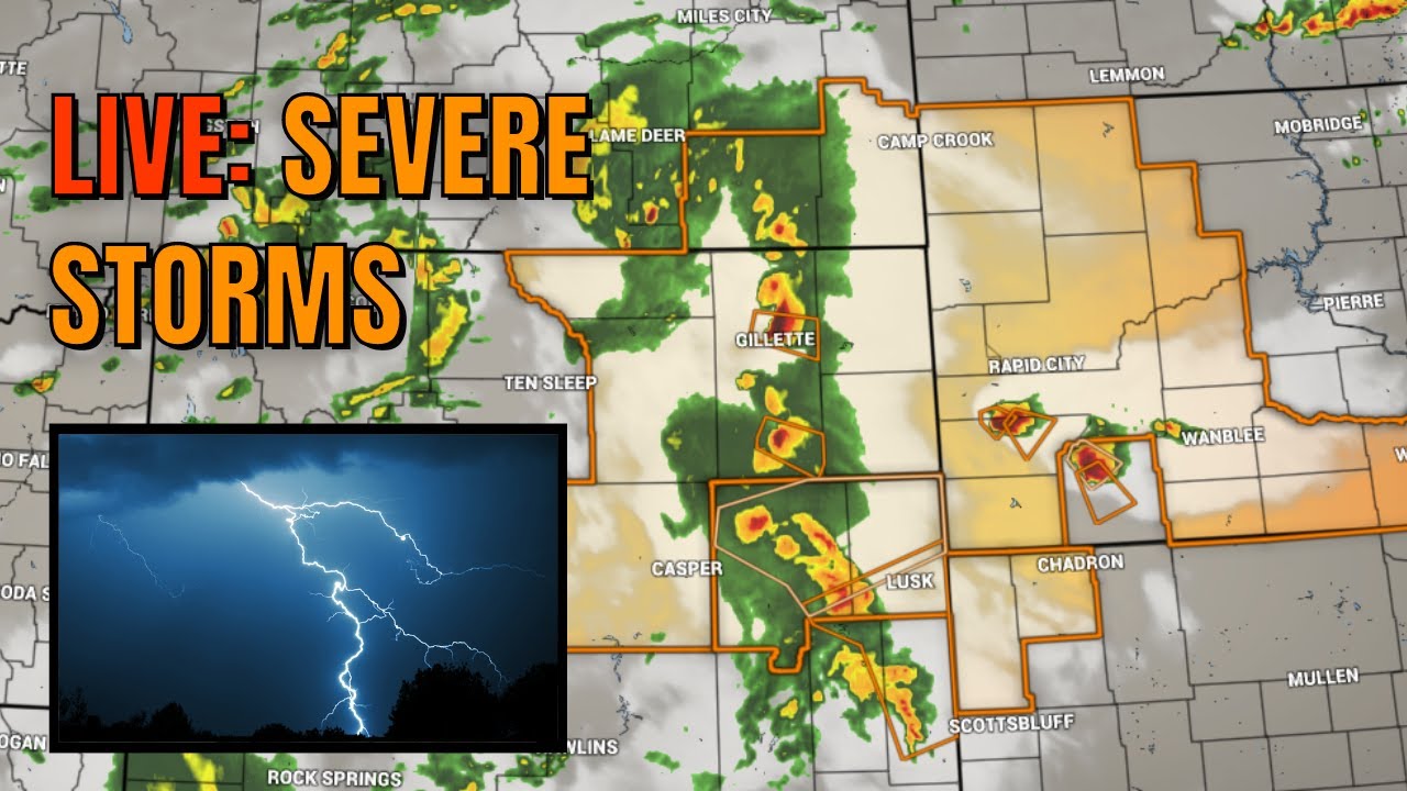 LIVE: SEVERE STORMS possible overnight across the northern Plains - YouTube