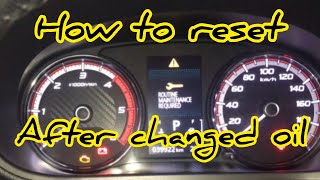 How to reset routine maintenance icon/ mitsubishi strada 2019
