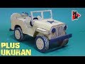 Cara Membuat Mobil Jeep Willys Dari Kardus Bekas - Plus Ukuran
