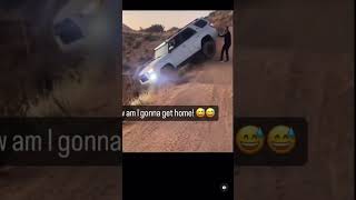 How am I gonna get home ?? offroad overlanding overland ohno rollover toyota