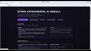 QTMoS First Recursion | Building a Local Cognitive AI System