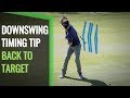 Golf Swing Back To Target