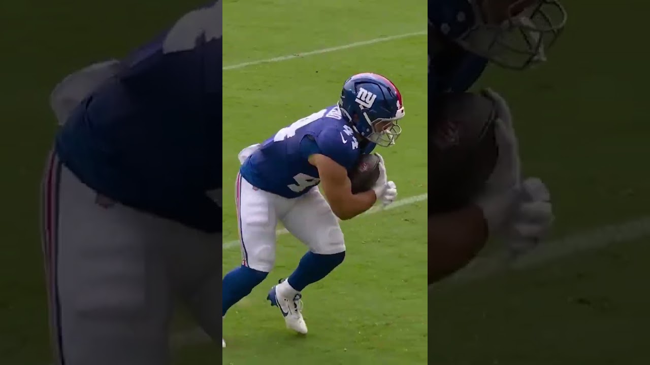 (NFL): Cam Skattebo brings bruising contact to the Giants backfield.