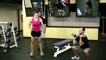 Week 9 Day 5   30 Sec  Sumo Squat, Dips, Curls