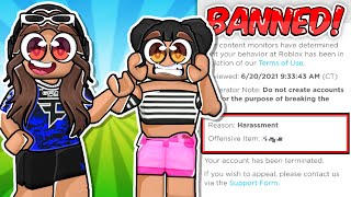 I Got BANNED From Total Roblox Drama