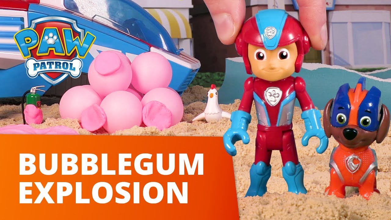 ⁣PAW Patrol | Bursting Bubblegum Explosion | Mighty Pups Toy Episode | PAW Patrol Official & Frie