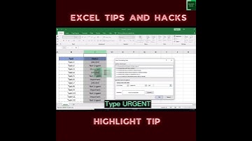 #shorts #exceltips #excel #exceltutorial #cheatsheet #xlsheethacks Quick Highlight