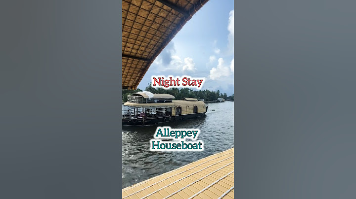 Alleppey Boathouse Night Stay #backwatersofkerala  #roadtrip #houseboat.  Full details in vlog..