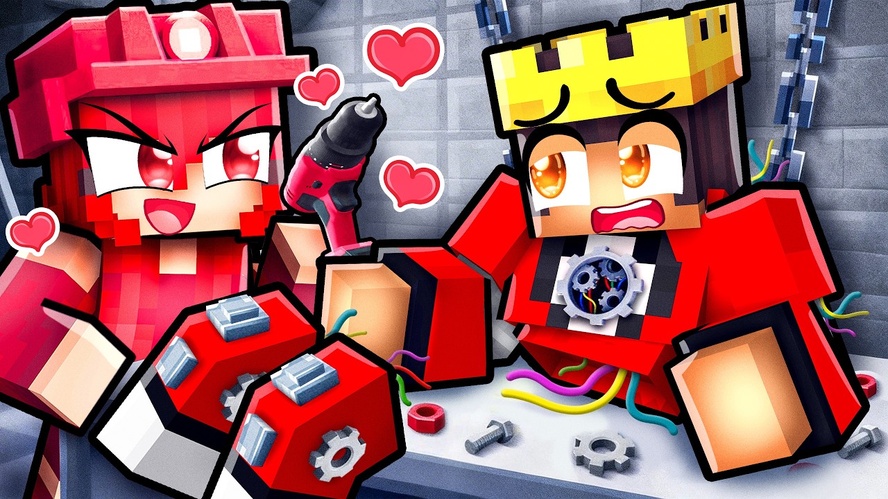 Mongo TRANSFORMER and CRAZY FAN GIRL Love Story in Minecraft!