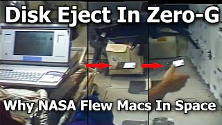 Ejecting A Floppy Disk in ZeroG  Why NASA Flew A Mac on the Space Shuttle