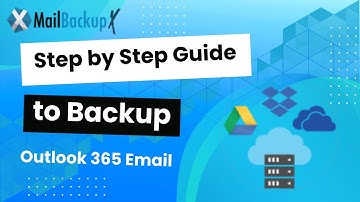 Step by Steps Video Tutorial to Backup Outlook Mac 365 Email Data - Mail Backup X