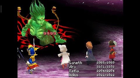 Final Fantasy III (DS) - Final Boss Cloud of Darkness